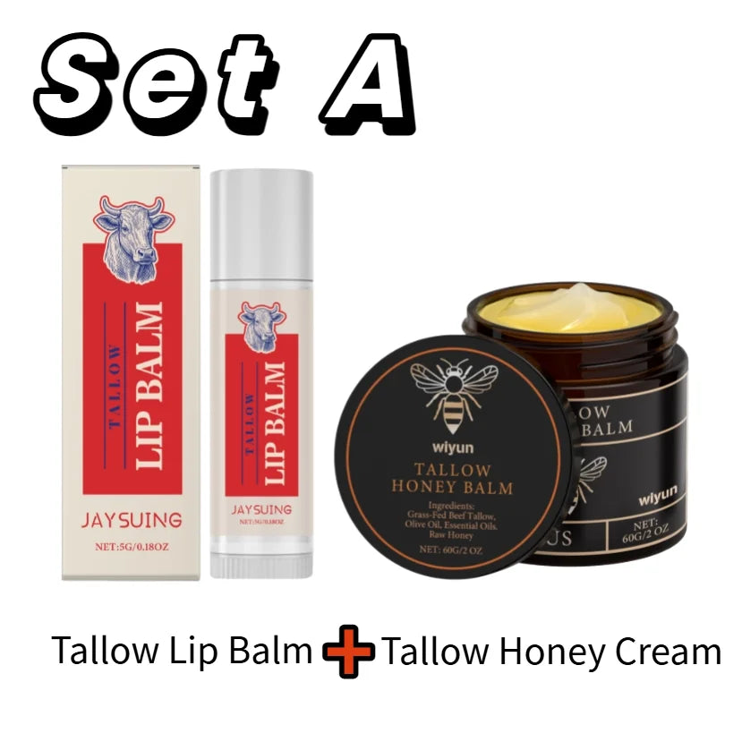 Tallow Honey Cream Hydrating Face & Body Moisturizer Lotion
