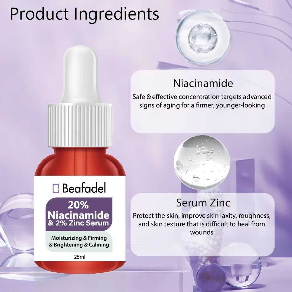 Plant 20% Niacinamide Face Serum Hyaluronic Acid Moisturizing Niacinamide Facial Serum Skin Care